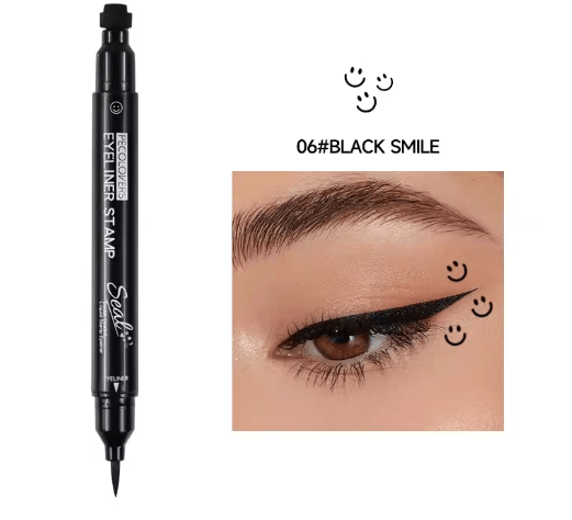 Dual-Ended Stamp Liquid Eyeliner for Women | Waterproof Quick-Drying Formula | Long-Lasting Smudge-Resistant Wear 9