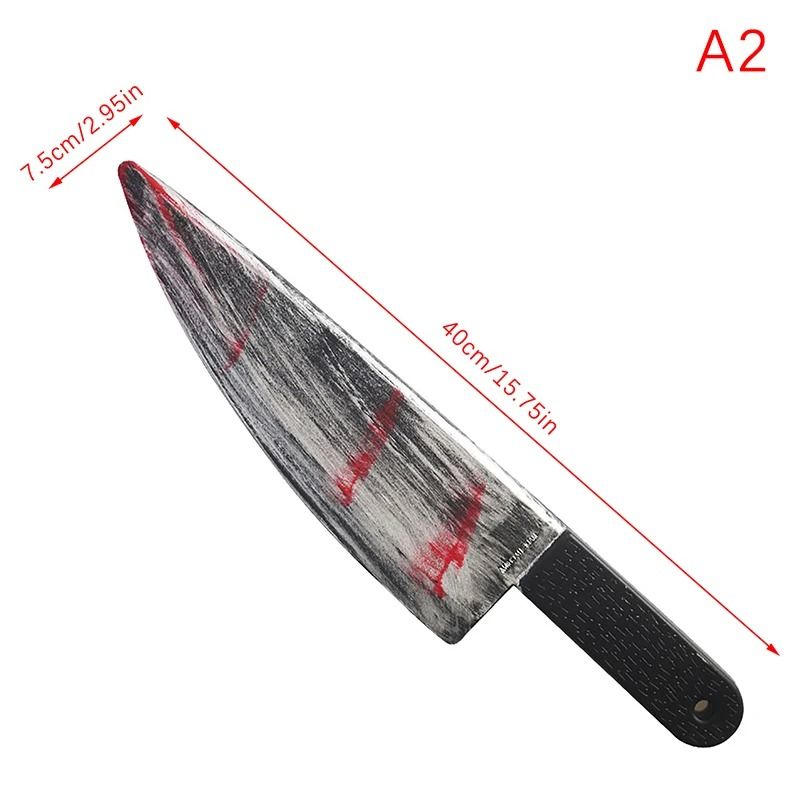 Halloween Axe Prop | Realistic Plastic Blade for Haunted House Decor and Cosplay | Lightweight and Reusable Design 9