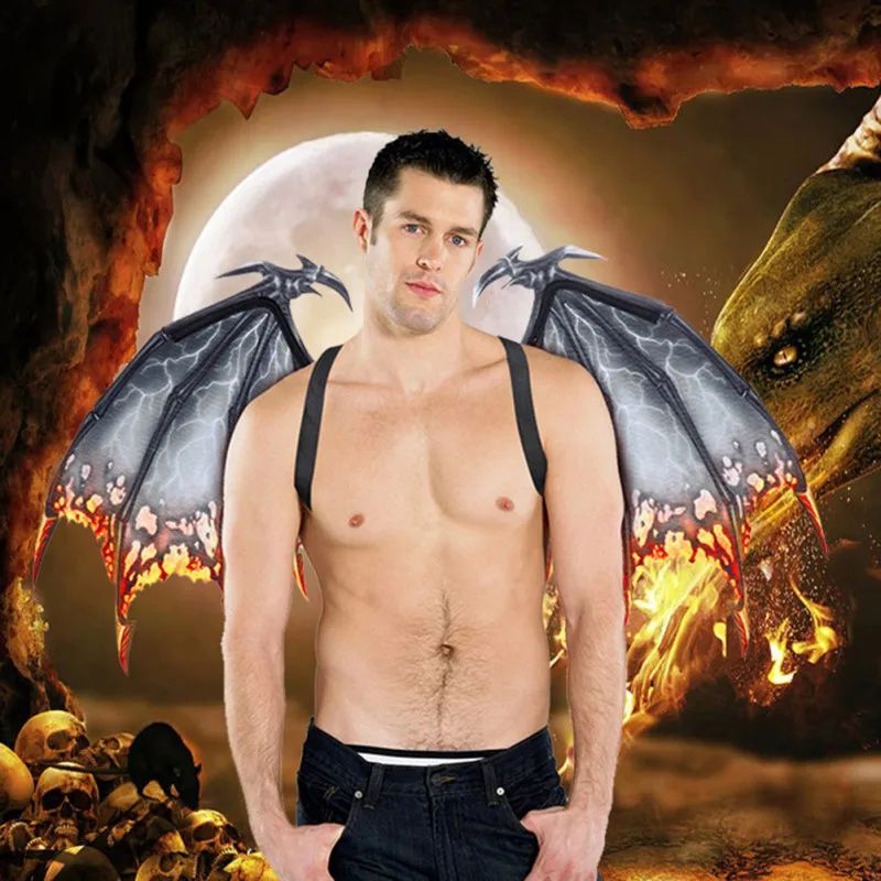 Dragon Wing Costume Accessory | Halloween Cosplay Carnival Party Wings | Lightweight Back-Worn Fantasy Costume Design 10