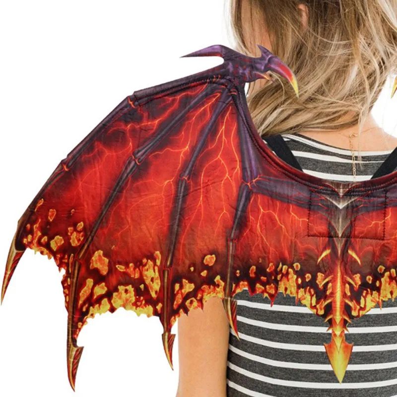 Dragon Wing Costume Accessory | Halloween Cosplay Carnival Party Wings | Lightweight Back-Worn Fantasy Costume Design 15