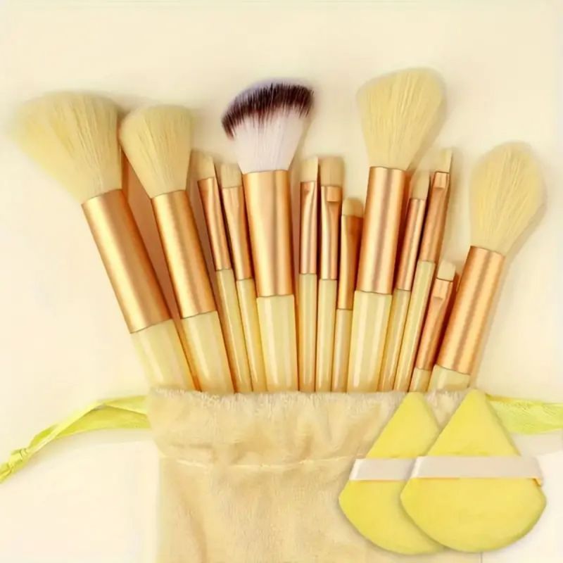 Makeup Brush Set for Women | 13-Piece Kabuki & Blending Brushes | Soft Fluffy Bristles for Flawless Foundation & Eyeshadow 7