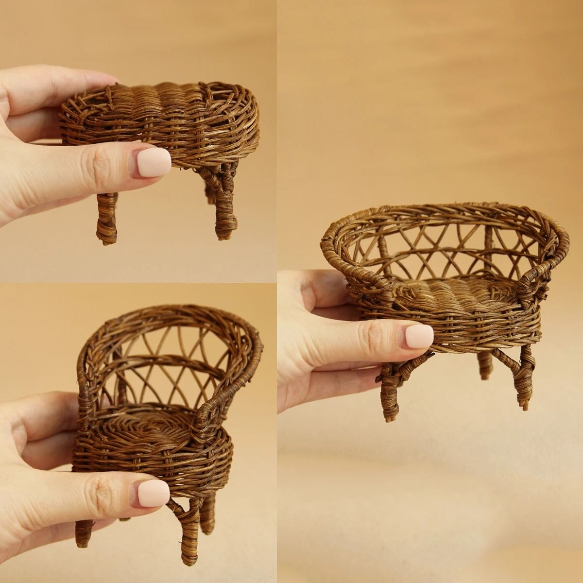 1:12 Miniature Dollhouse Furniture Set | Mixed Wood, Metal & Resin | Realistic Room Décor for Collectors & Displays 11