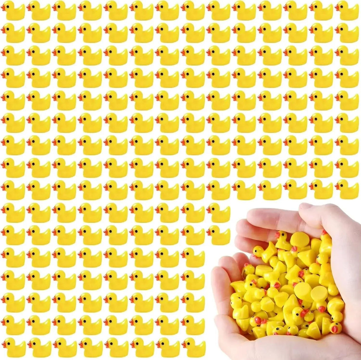 Mini Alien Duck Figurines Resin Set | 50-Piece Sci-Fi Style | Party Favours, Desk Decor, Halloween Displays & Craft Accents 8