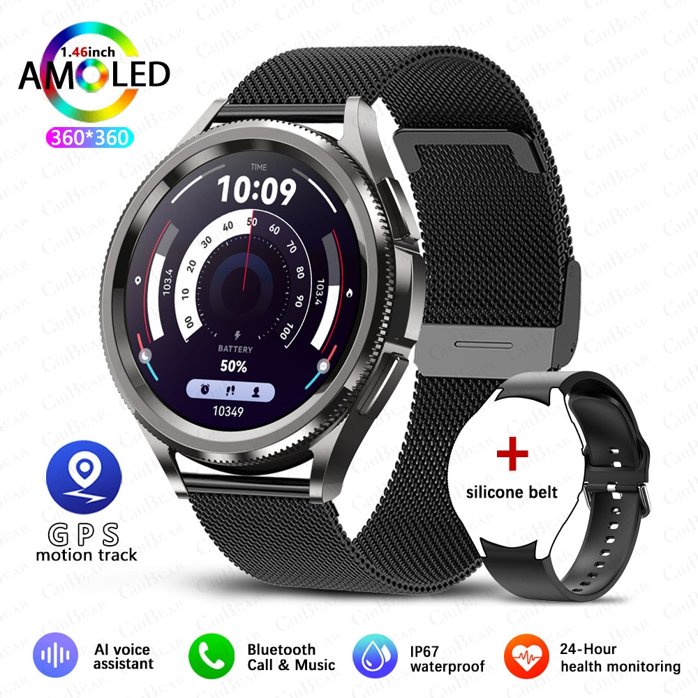 Smartwatch for Men with GPS | AMOLED Display, 100+ Sport Modes | Heart Rate Monitor, Notifications & Long Battery Life 12