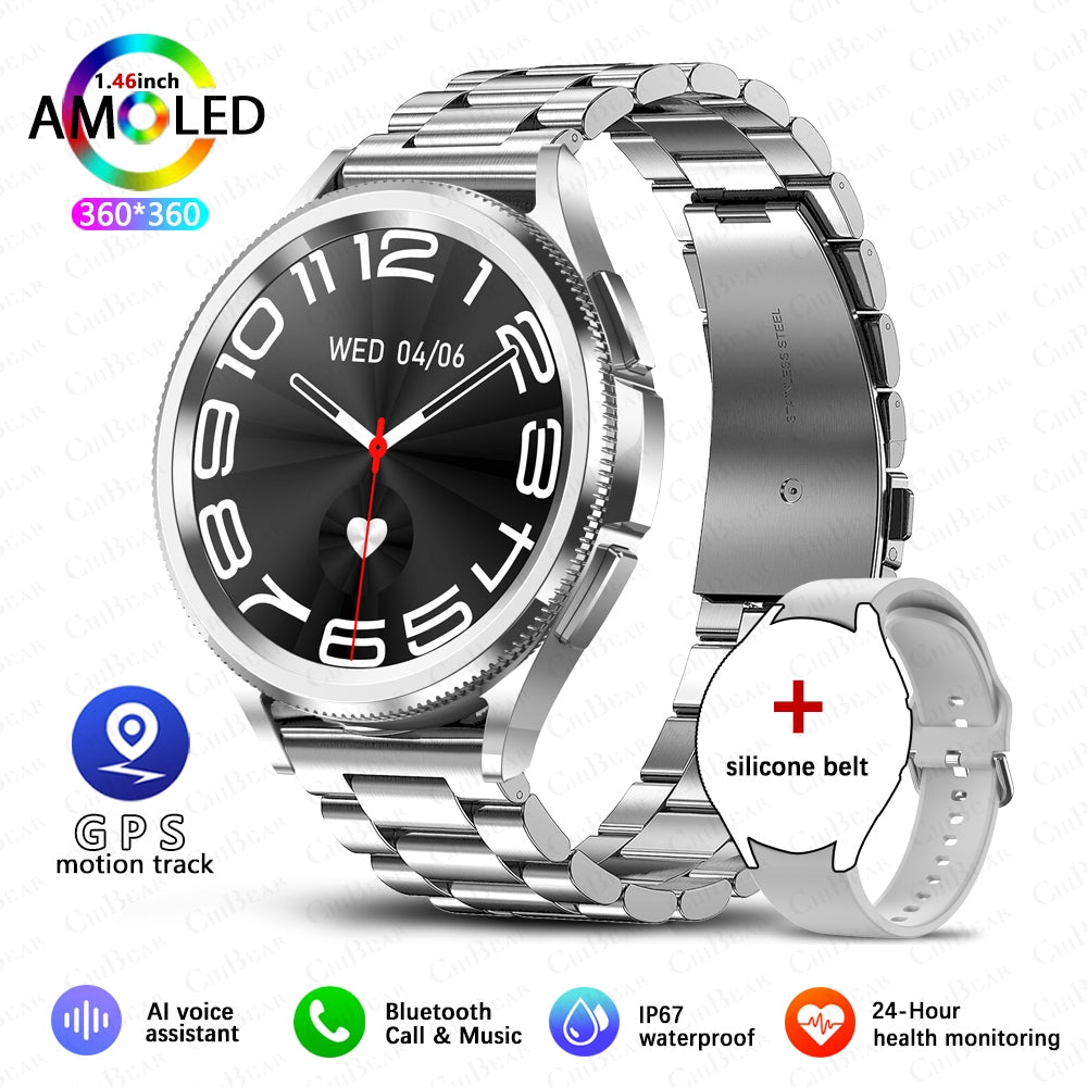 Smartwatch for Men with GPS | AMOLED Display, 100+ Sport Modes | Heart Rate Monitor, Notifications & Long Battery Life 16