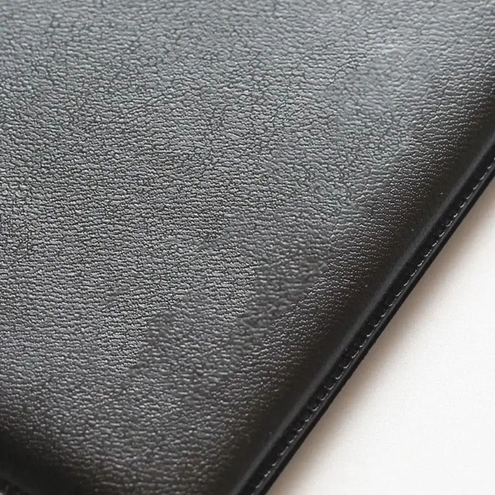 PU Leather Clipboard Folder | A4/A5 Document Organiser with Metal Clip Buckle | Foldable Cover for Meetings and Office Use 4
