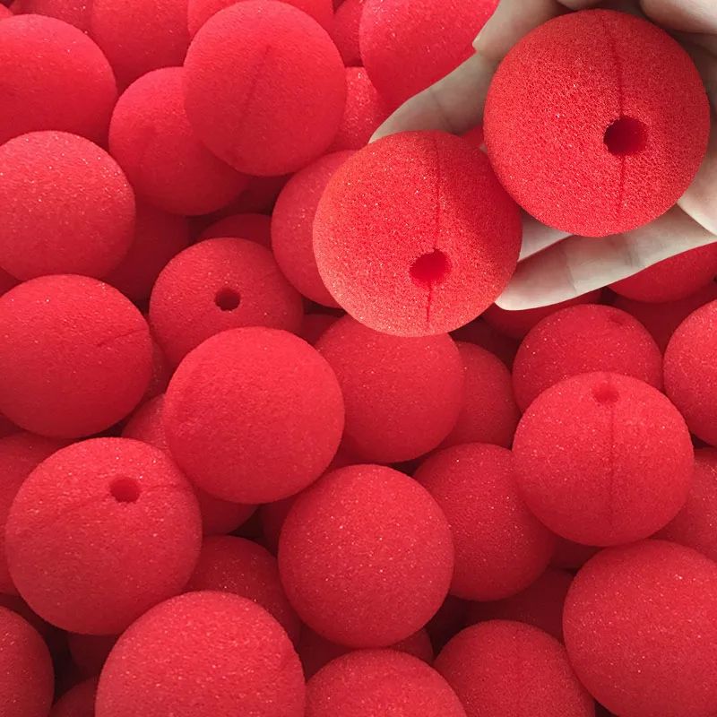 Foam Clown Nose Costume Prop | Soft Lightweight Foam Design | Available in Packs of 1 to 7 for Cosplay, Parties & Halloween 1