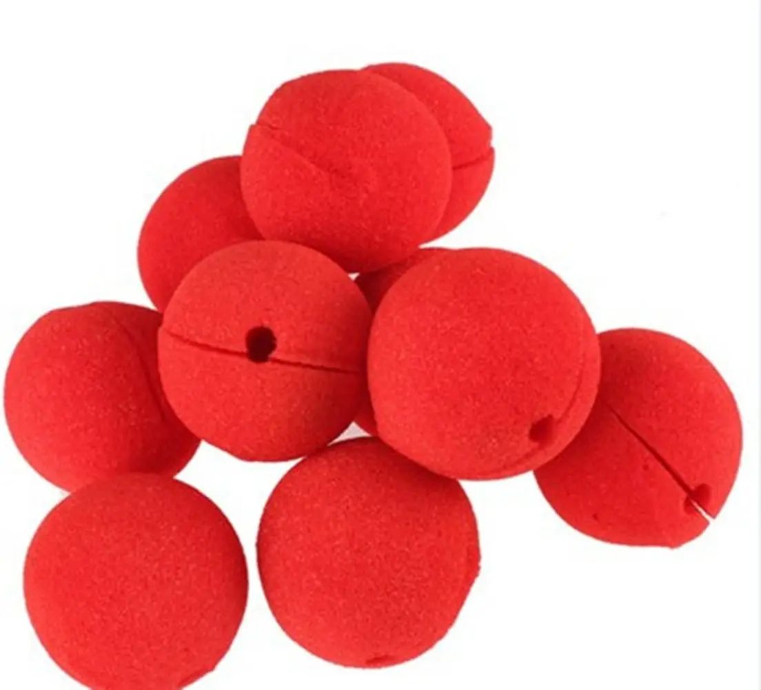 Foam Clown Nose Costume Prop | Soft Lightweight Foam Design | Available in Packs of 1 to 7 for Cosplay, Parties & Halloween 4