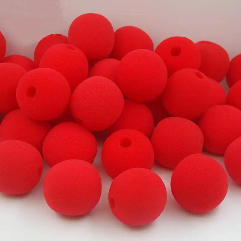 Foam Clown Nose Costume Prop | Soft Lightweight Foam Design | Available in Packs of 1 to 7 for Cosplay, Parties & Halloween 6