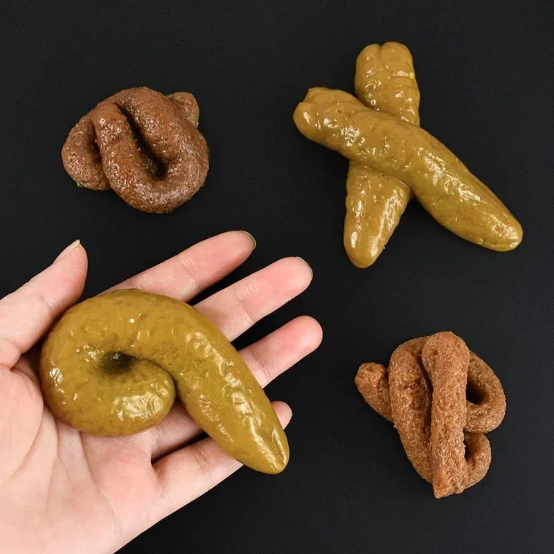 Fake Poop Prank Toy for April Fools, Halloween & Parties | Soft Squishy Plastic Prop, Reusable | Realistic Gag Gift 3