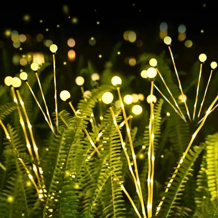 Solar LED Garden Lights | 8 or 10 Heads, Warm White Light | Weatherproof, Automatic Dusk-to-Dawn, No Wiring Needed 10