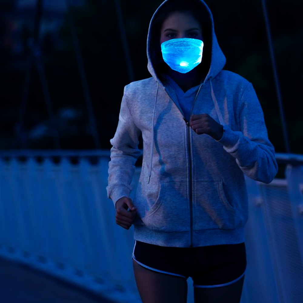 LED Face Mask Rechargeable Colour-Changing Light Modes with USB Charging 2