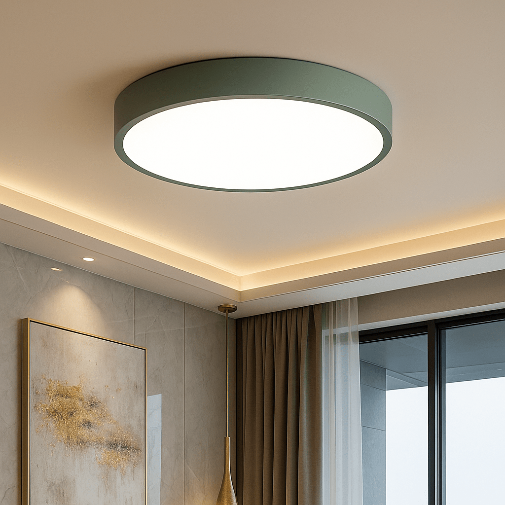 LED Ceiling Light Metal | Round Design with Even Illumination | Energy-Efficient A+ Rating for Low-Maintenance Lighting 5