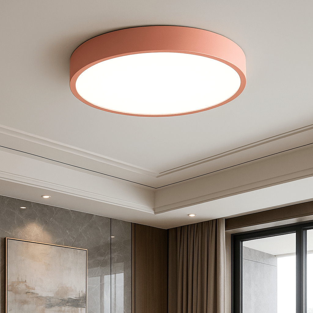 LED Ceiling Light Metal | Round Design with Even Illumination | Energy-Efficient A+ Rating for Low-Maintenance Lighting 8