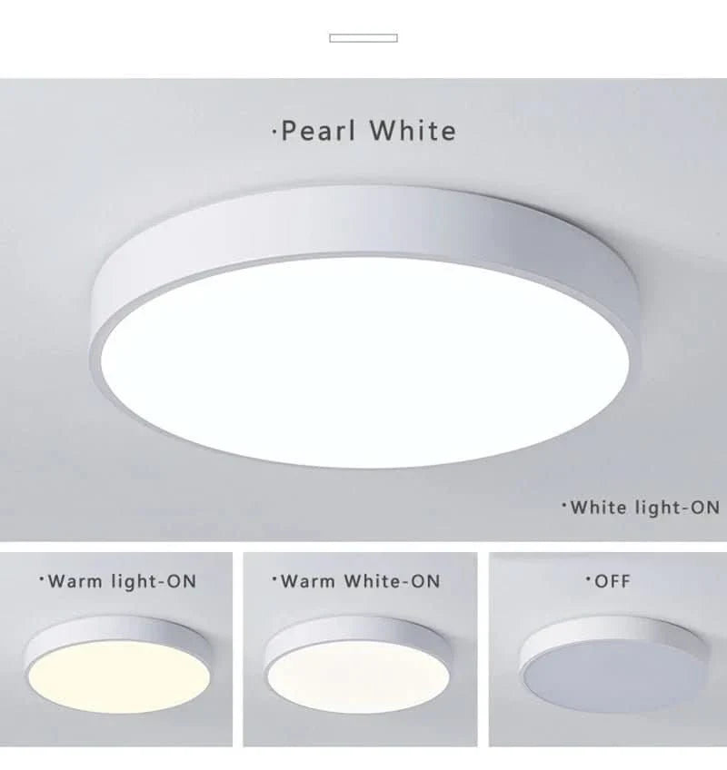 LED Ceiling Light Metal | Round Design with Even Illumination | Energy-Efficient A+ Rating for Low-Maintenance Lighting 15