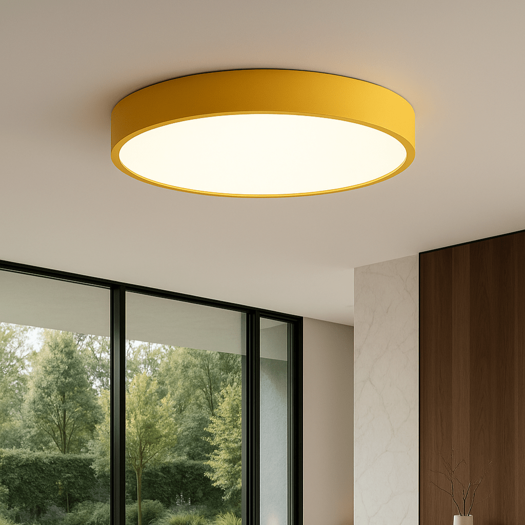 LED Ceiling Light Metal | Round Design with Even Illumination | Energy-Efficient A+ Rating for Low-Maintenance Lighting 3