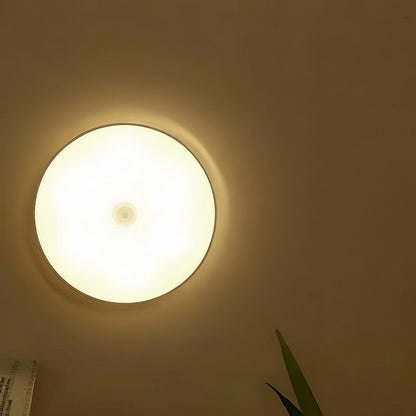 Wireless LED Motion Sensor Light – USB Rechargeable & Magnetic for Wardrobe, Stairs & Hallway