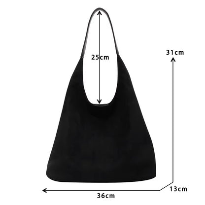 Elegant Suede | Shoulder Bag For Women - Adjustable Strap Design