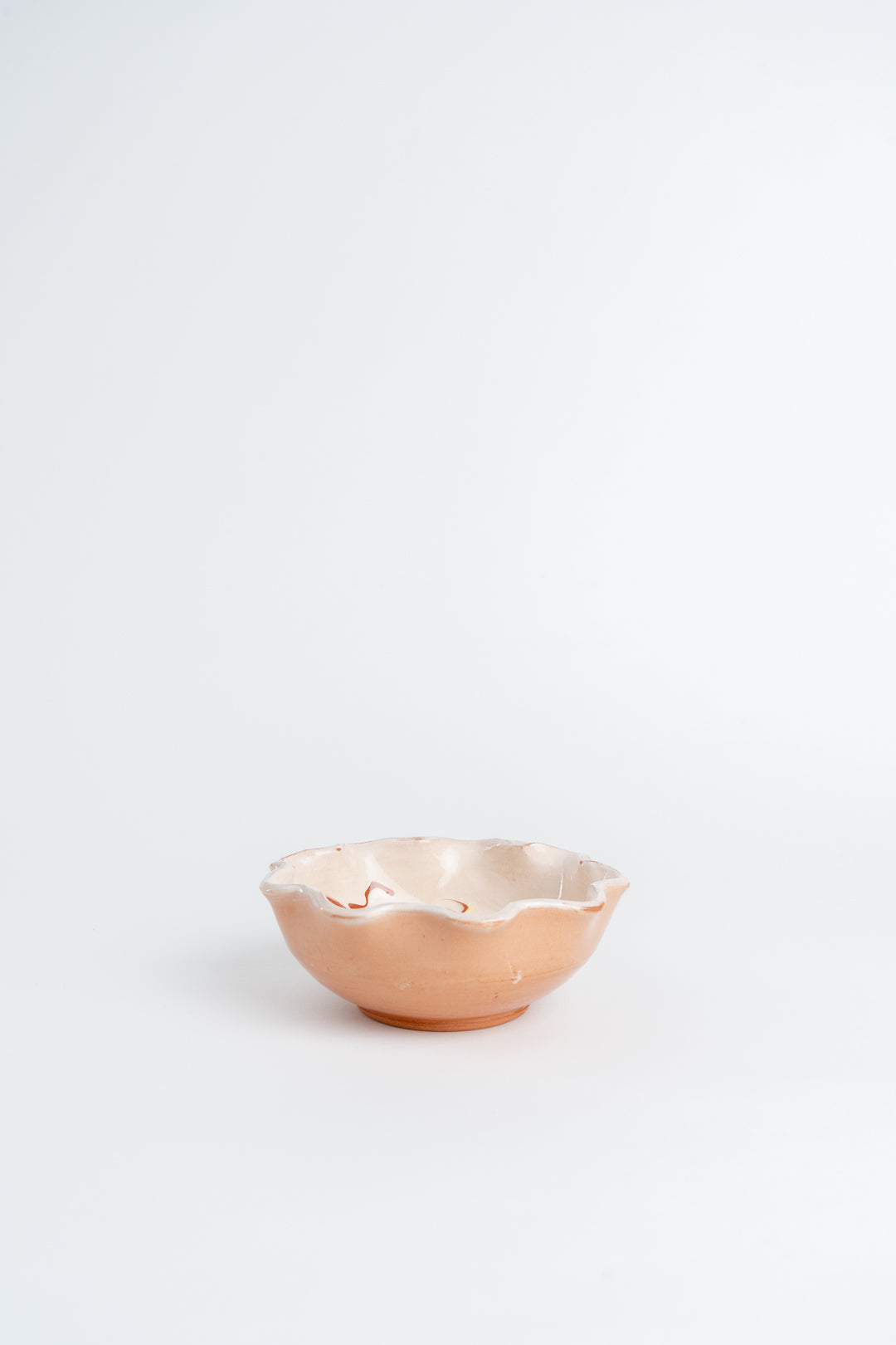 Marbled Ceramic Bowl Handmade | Frill Edge Design, Hand Painted Glaze | Food Safe, Ideal for Snacks, Dips and Gifts 14