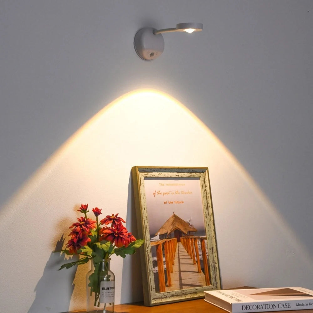LED Motion Sensor Spotlight | 360° Rotation, 2200 mAh Rechargeable Battery | Wall or Table Mount, 3 Colour Temperatures 8