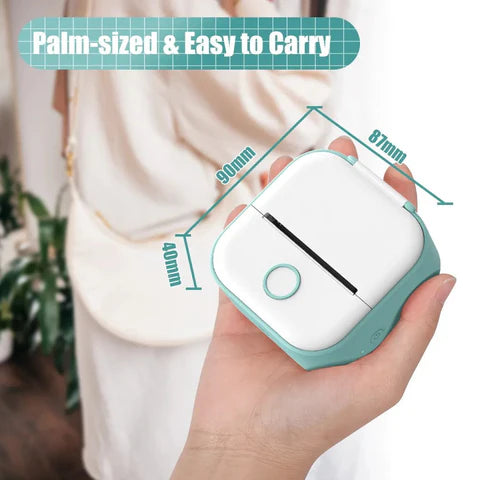 Portable Printer | Mini Pink Thermal Photo Printer