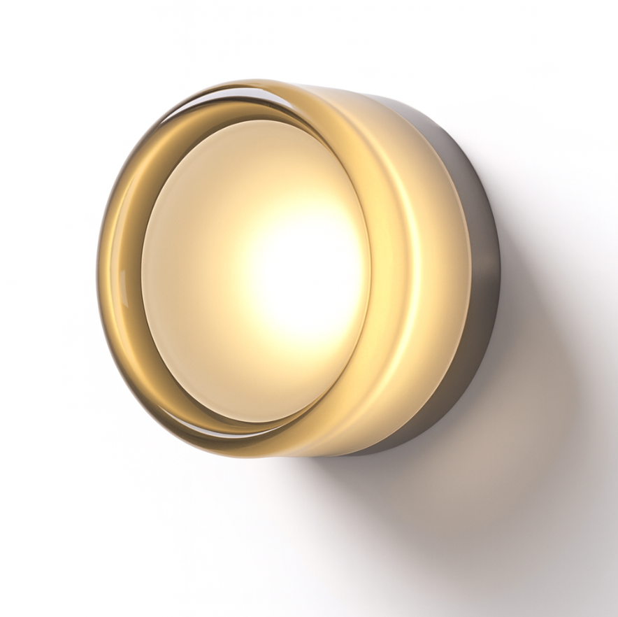 Minimalist Wall Light with Recessed Diffuser 11
