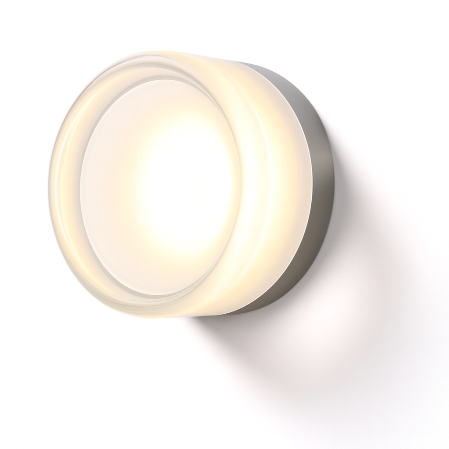 Minimalist Wall Light with Recessed Diffuser 12