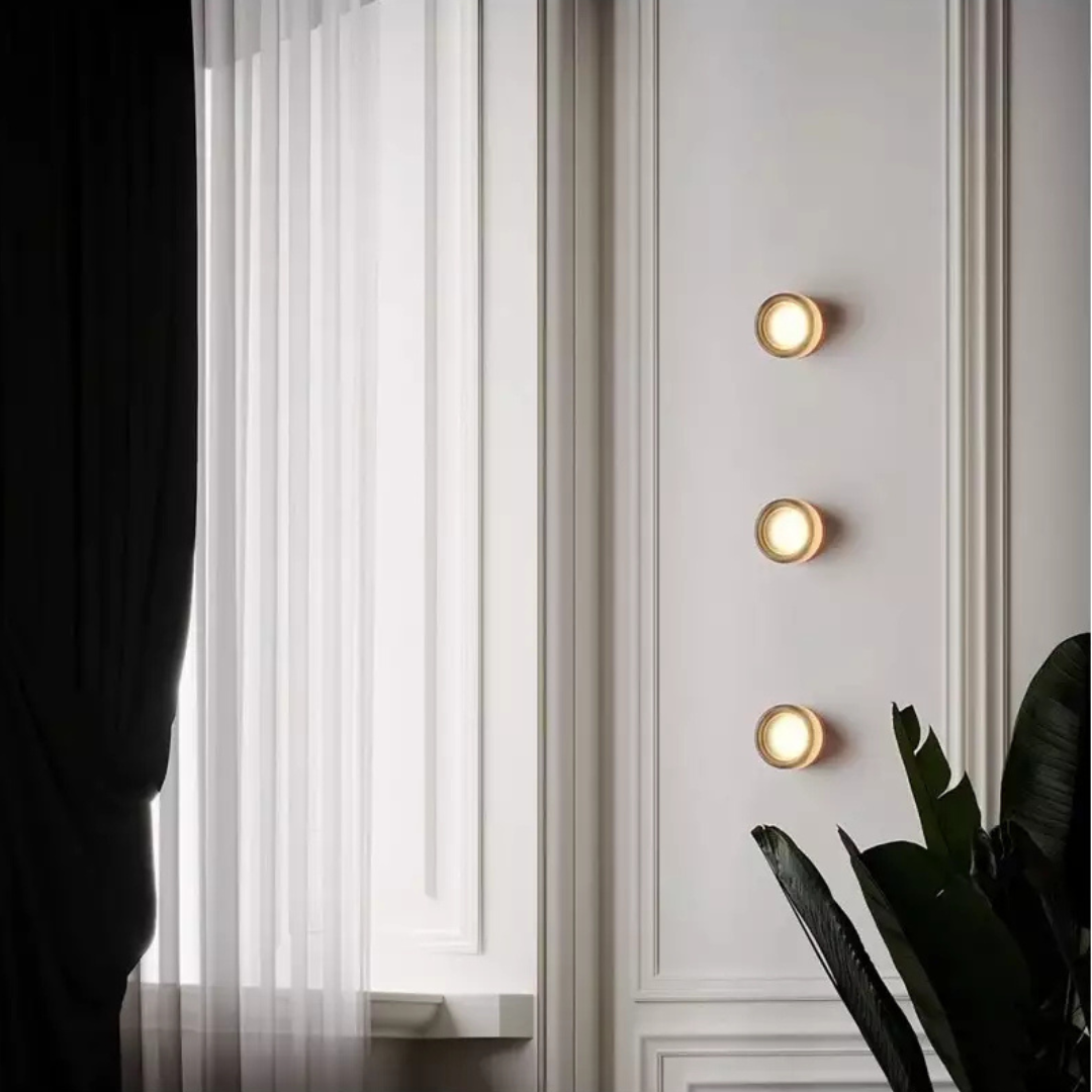 Minimalist Wall Light with Recessed Diffuser 4