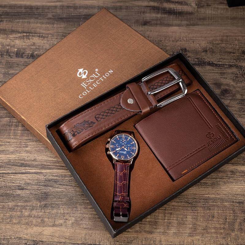 3 in 1 Luxury Men Business Style Gift Box - Image 0