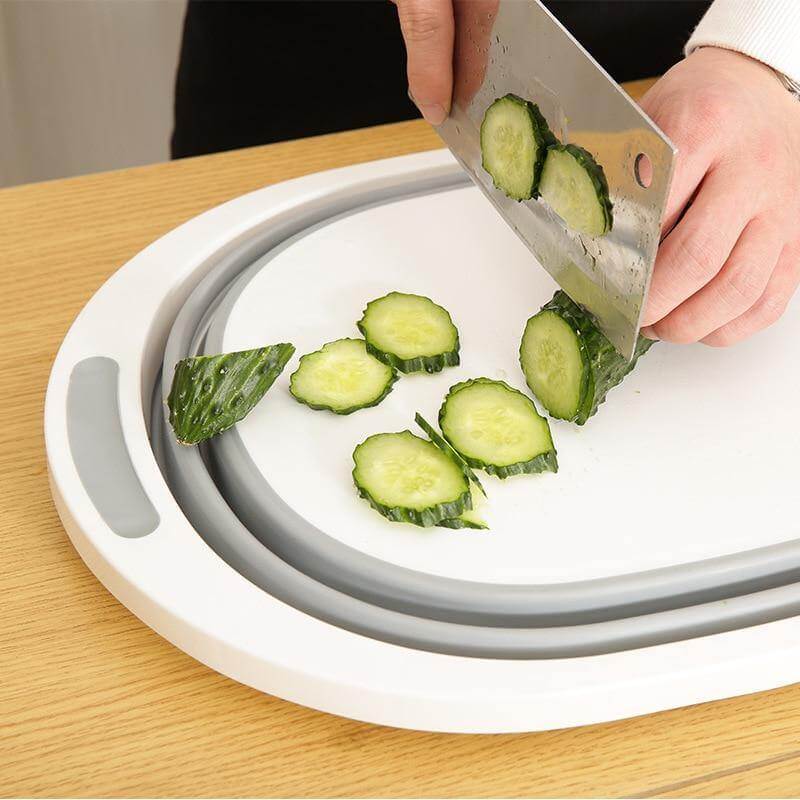 3 In 1 Multifunctional Foldable Dish Tub Cutting Board - Image 3