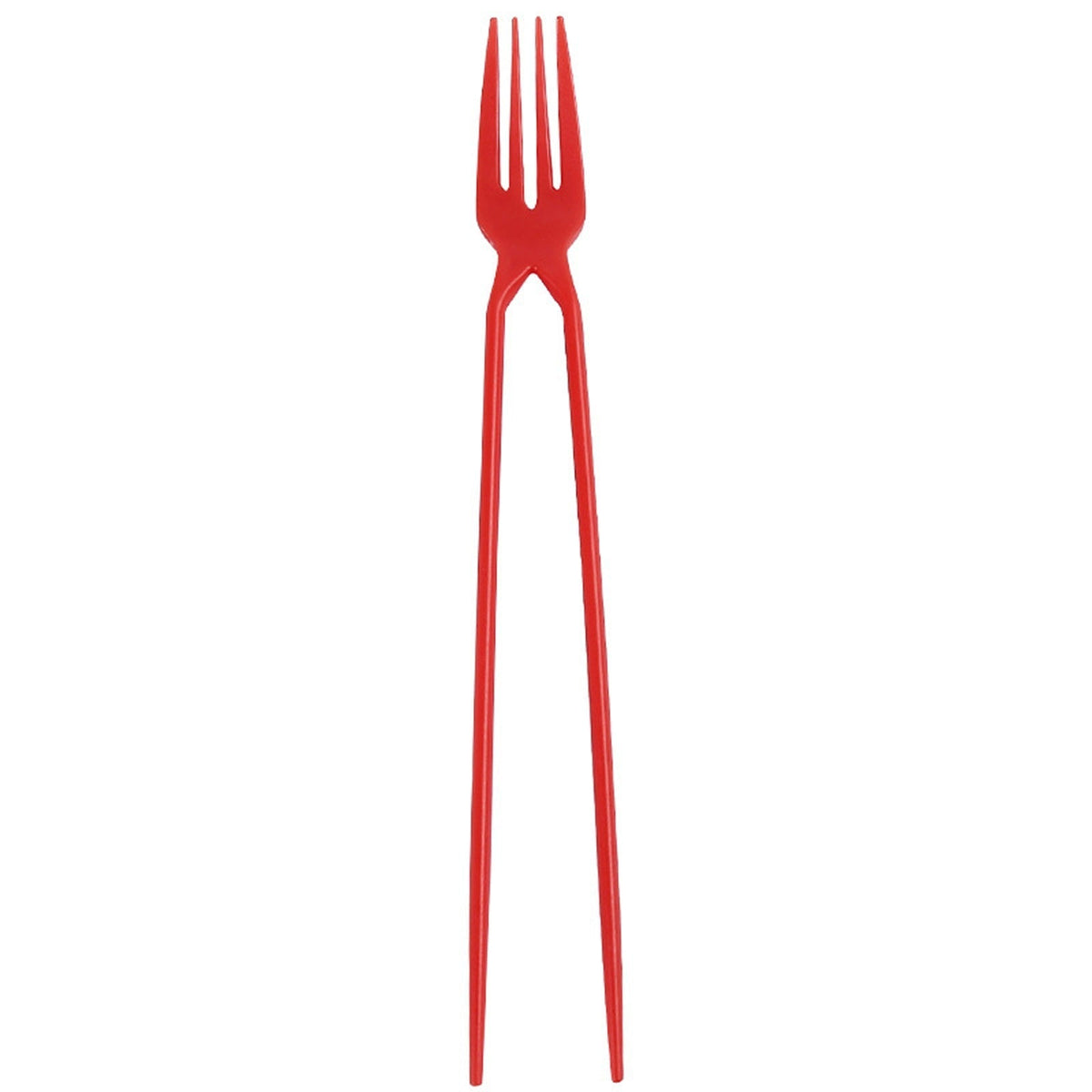 2-in-1 Chopsticks and Fork Utensil Set, Plastic | 50 Piece Pack, Reusable | Space-Saving Dual-Function Design for Every Meal 11