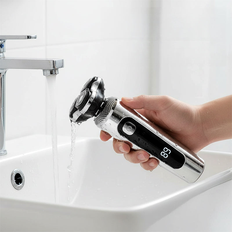 Men's 3-in-1 Electric Shaver | Floating Head, Detachable & Washable, Nose & Sideburn Trimmer | USB Rechargeable, 60 Min Runtime 8