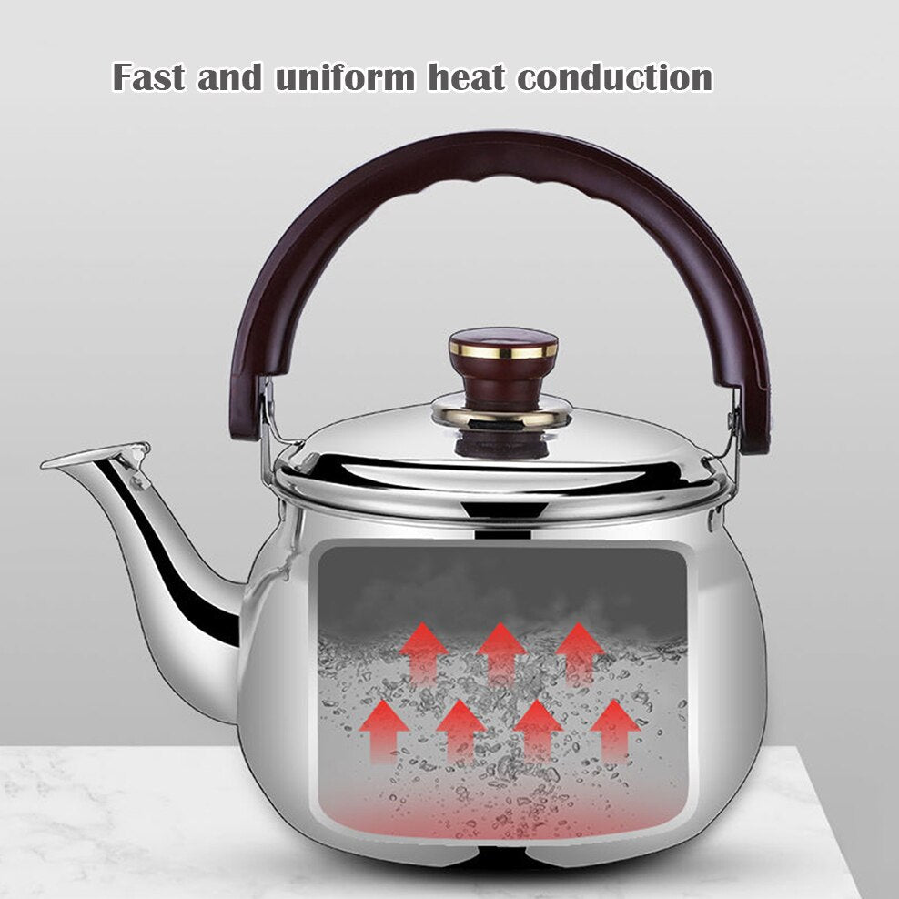 Stainless Steel Boiling Water Kettle Thicken Whistling Pot-Kettles-Kitchen Groups-0.6L/20oz-Kitchen Groups