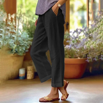 Elaine | Women's Tailored Pants – Flattering Fit, Black & Navy Options