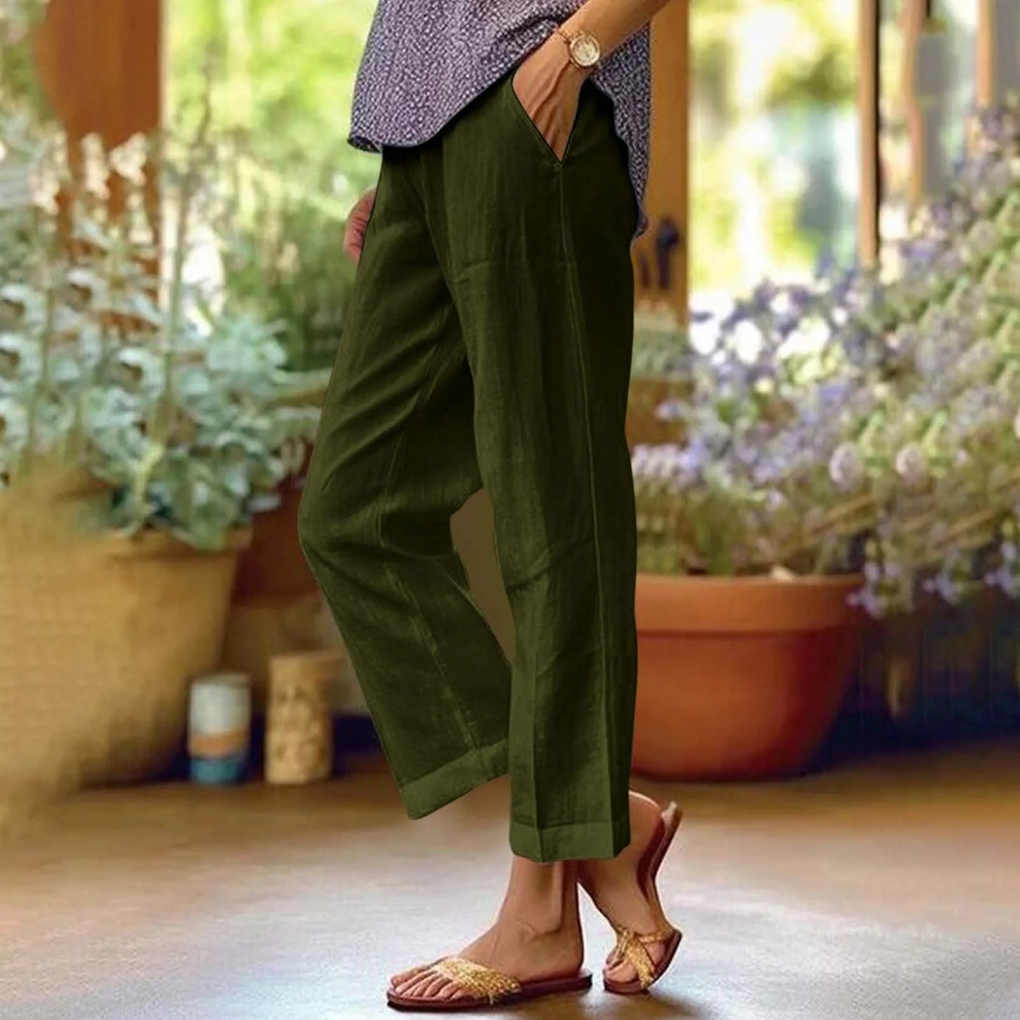 Elaine | Women's Tailored Pants – Flattering Fit, Black & Navy Options