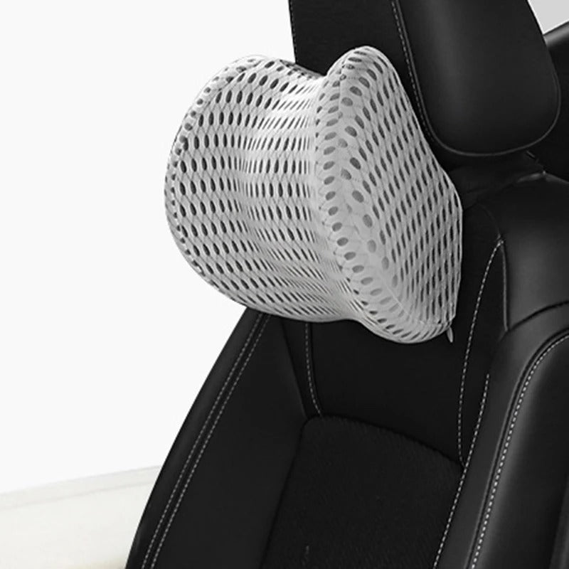 Seat Cushion Memory Foam Lumbar Support Mesh with Adjustable Straps 12