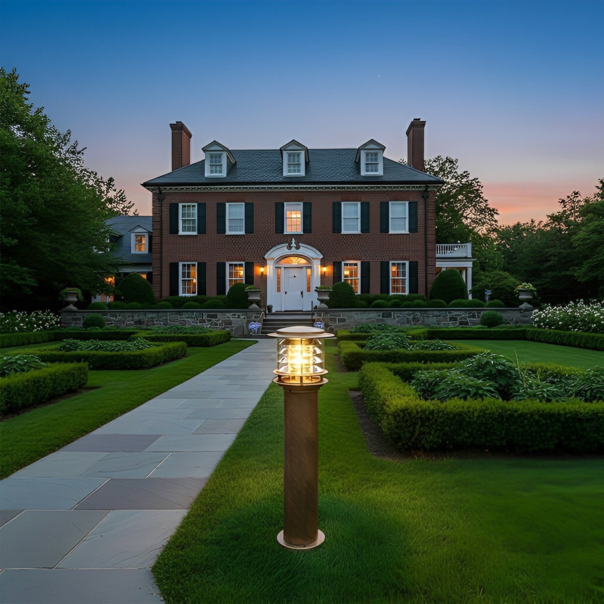Outdoor LED Bollard Light IP65 Waterproof | Die-Cast Aluminium, 20-80 cm | Solar or Hardwired for Pathways & Patios 10